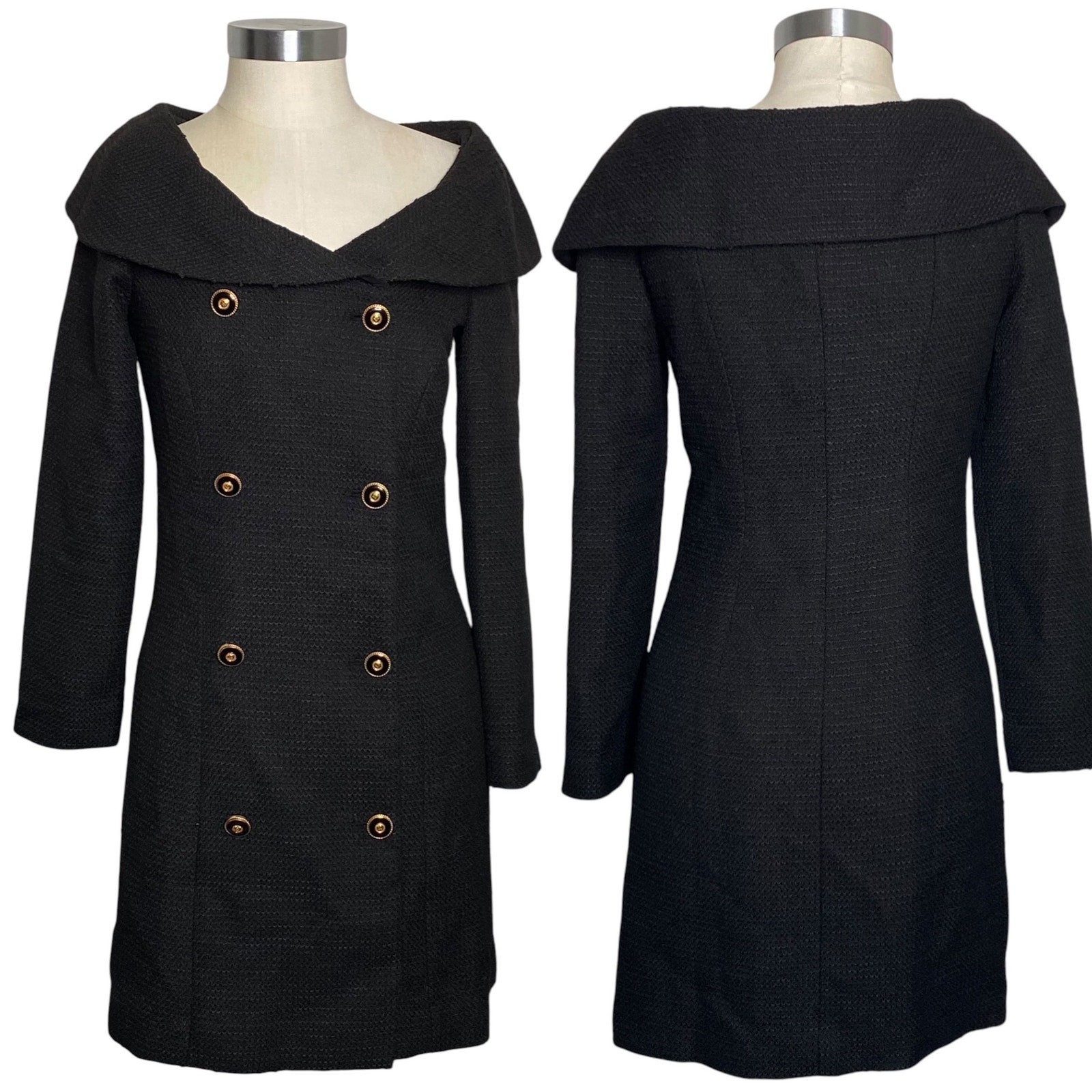 NWT Tuckernuck Tweed Blanche Black Dress – XS