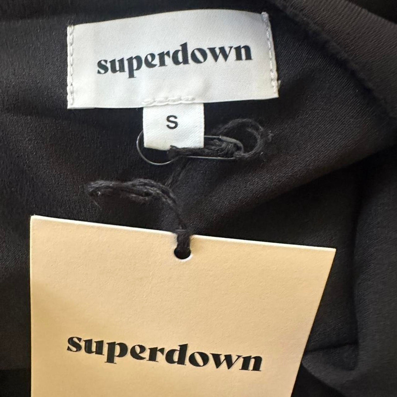 New! Superdown Black Mini Dress Size S