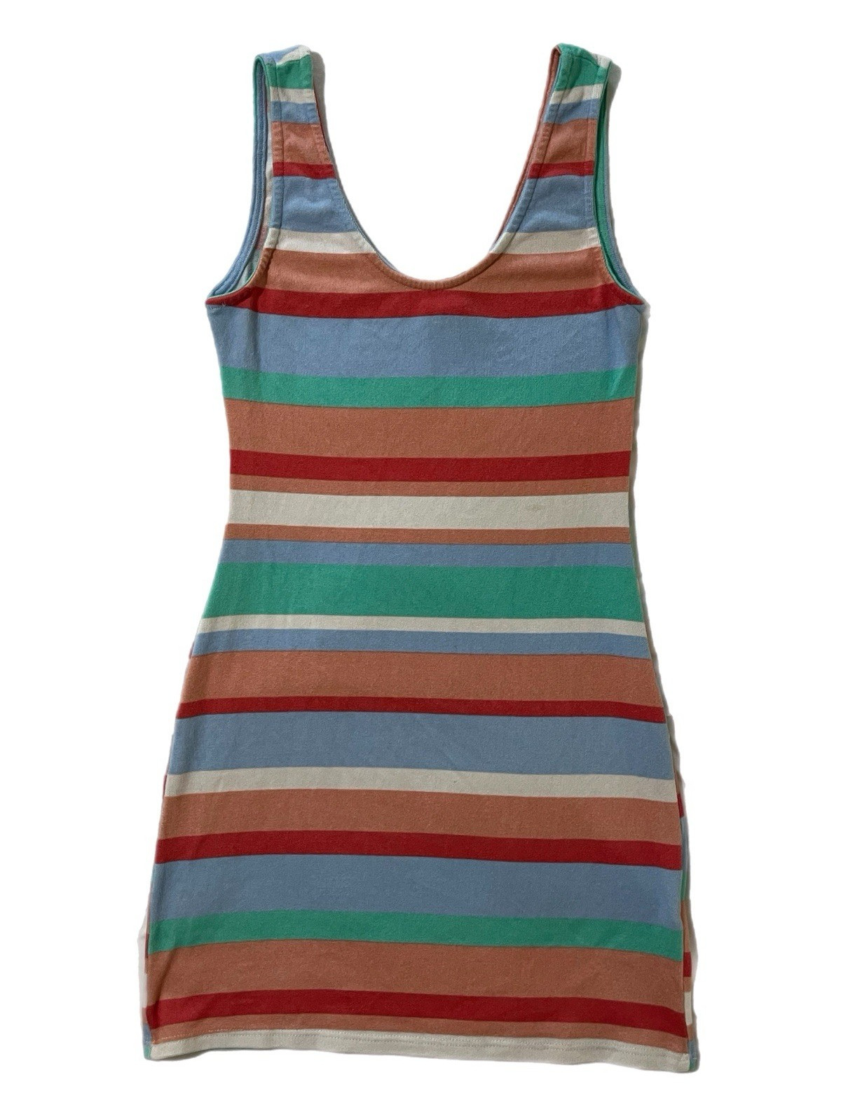 💓 Le Lis Striped Tank Dress in Blue, Teal, Pink, Coral, White | Women’s Sm