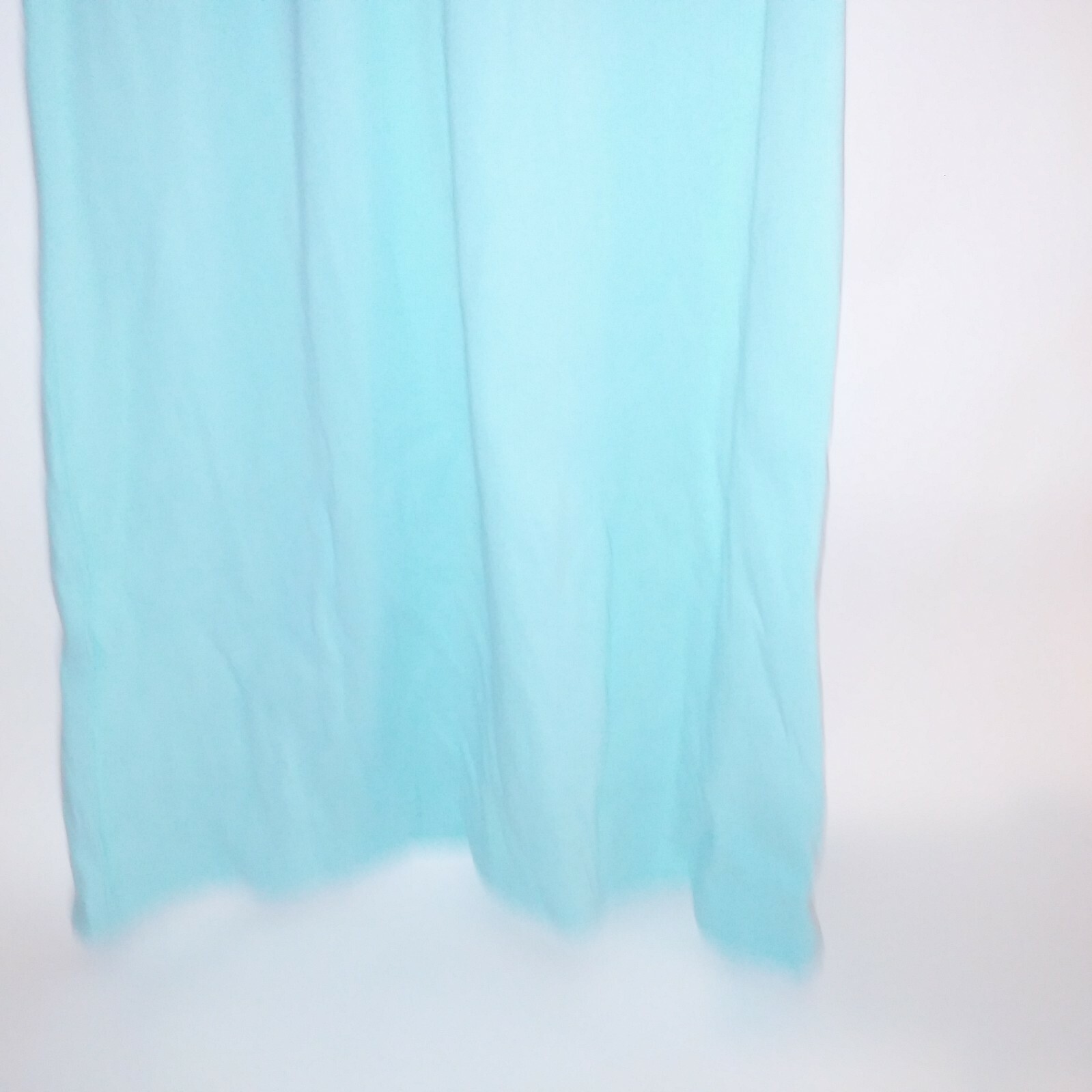 Basic Editions Dress Light Blue Sleeveless Button Top New