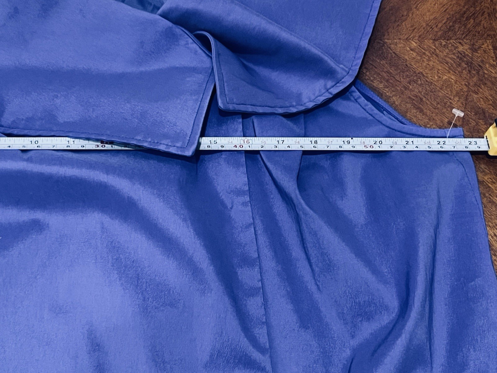 SAMUEL DONG TRENCH COAT DRESS (Periwinkle) Plus Size XL / 16 High Collar Bust 46