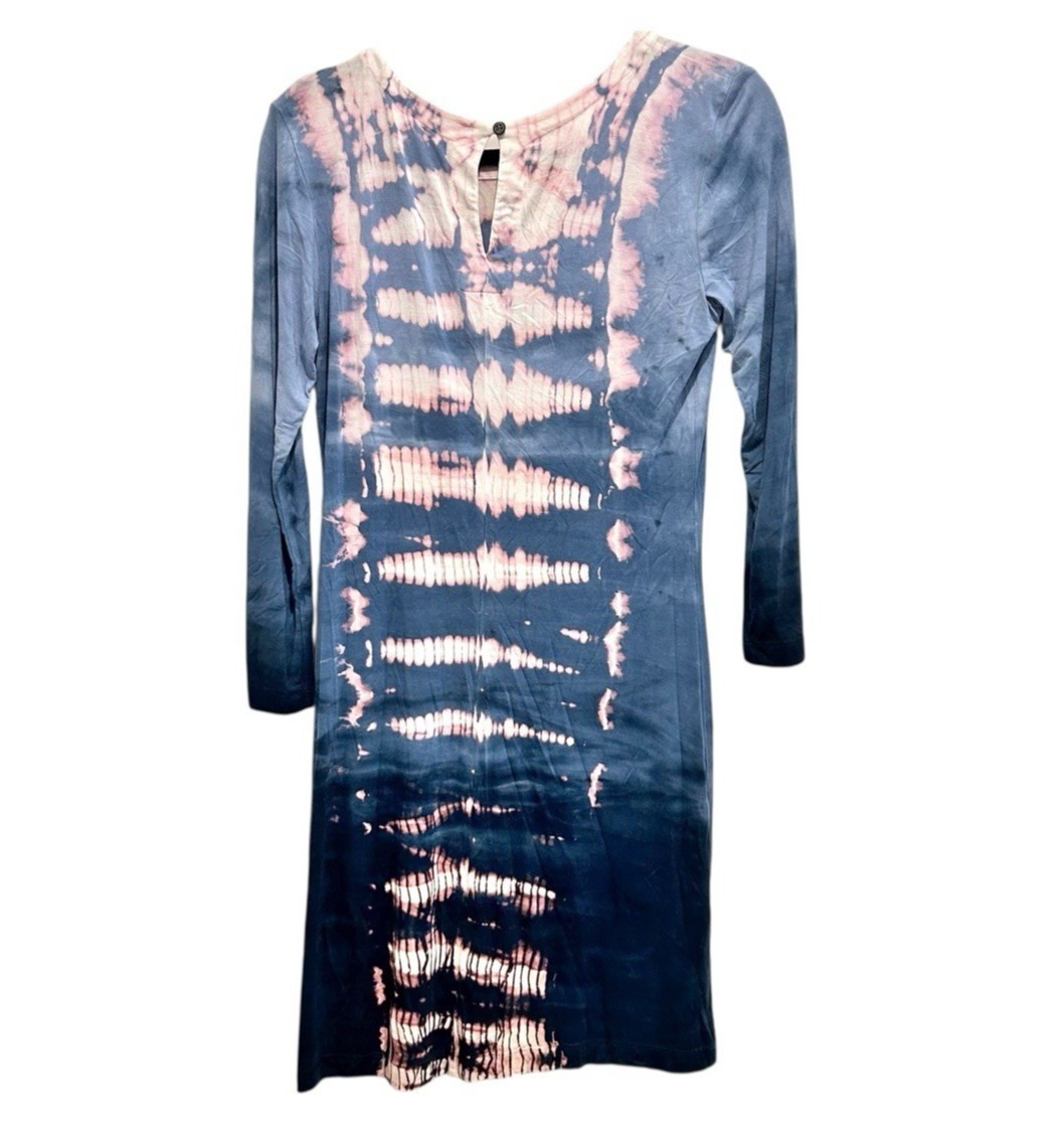 Gypsy 05 Bamboo Tie Dye Long Sleeve Bodycon Dress Women’s Size S Knee Length