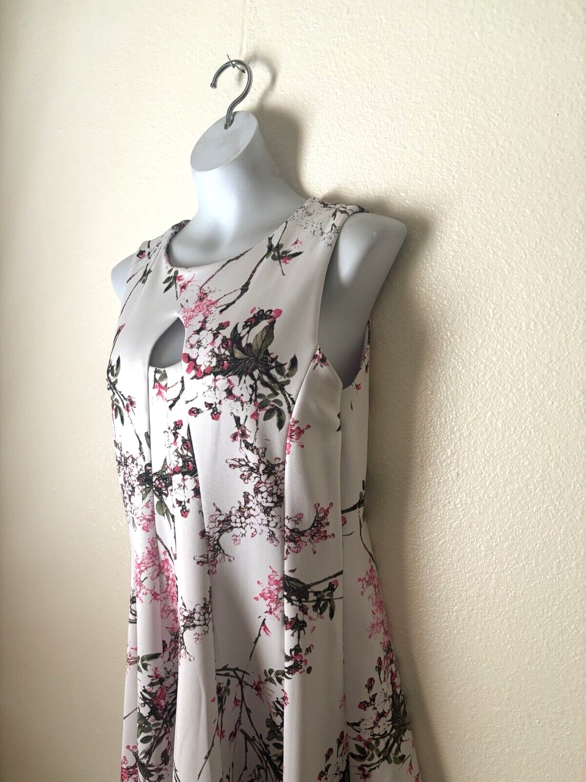 DB ESTABLISHED 1962 Women Floral Printed Flutter Sleeveless Sun Dress Size M