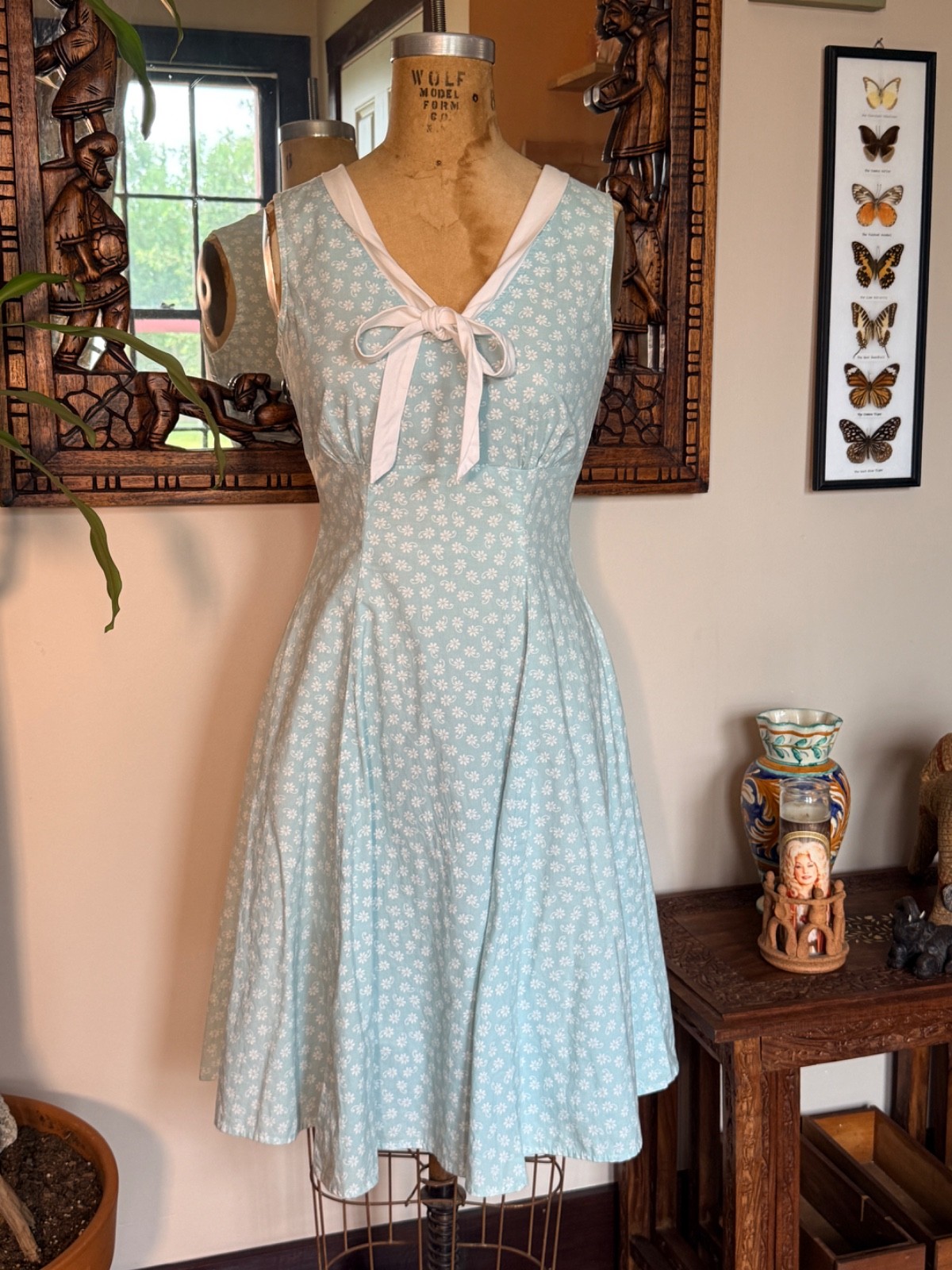 Heartbreaker Retro Women’s 50s Style Pin-up Rockabilly Dress Size M