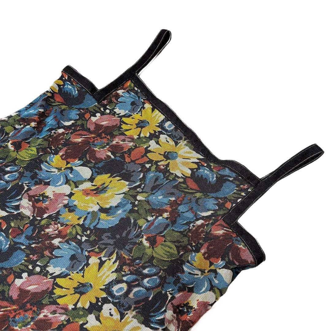 RARE Jean Paul Gaultier Mesh Powernet Camisole Dress Archive Designer Floral