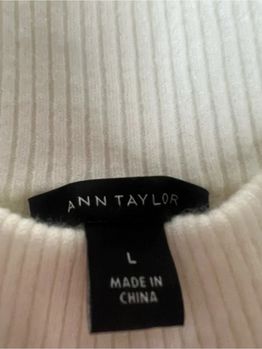 NEW ANN TAYLOR $149 AZURITE RIBBED BUTTON CUFF SWEATER DRESS SZ L