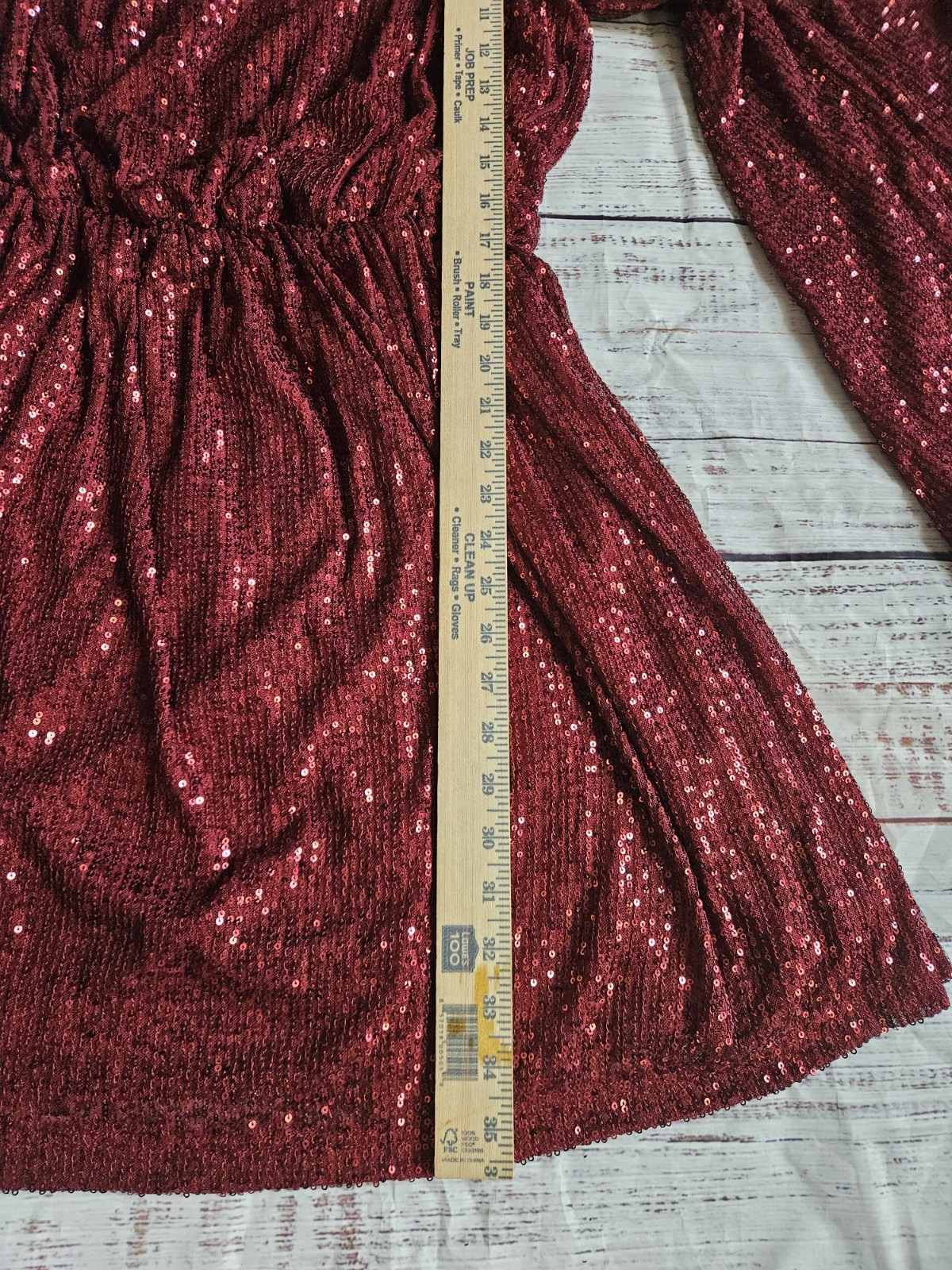 Chic Soul Sparkling Love Red Sequin One Shoulder Dress Women’s 1X