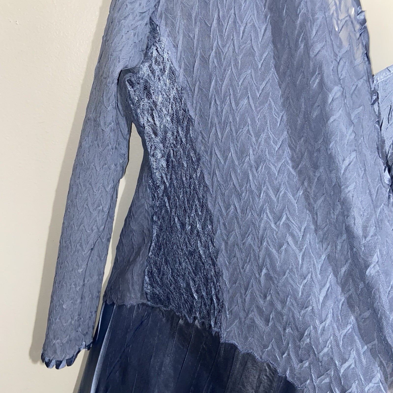 Komarov Dress W/ Jacket Medium Charmeuse Satin Wedding Mother Of Bride Fairy