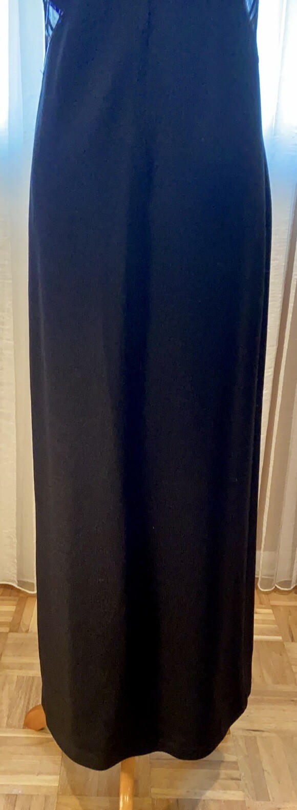 FABULOUS EVENING DRESS, JERSEY, COMBINATION OF SEQUIN MESH FABRIC, STRETCHY , EL