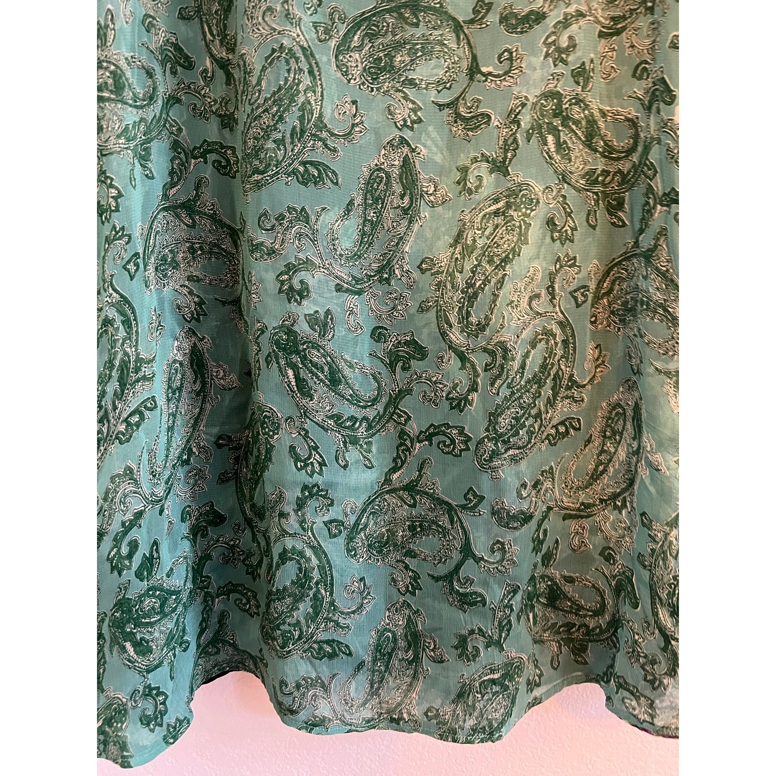 Sarah Arizona Reversible Floral Paisley Dress LRG Fairy Whimsigoth Fairy Grunge