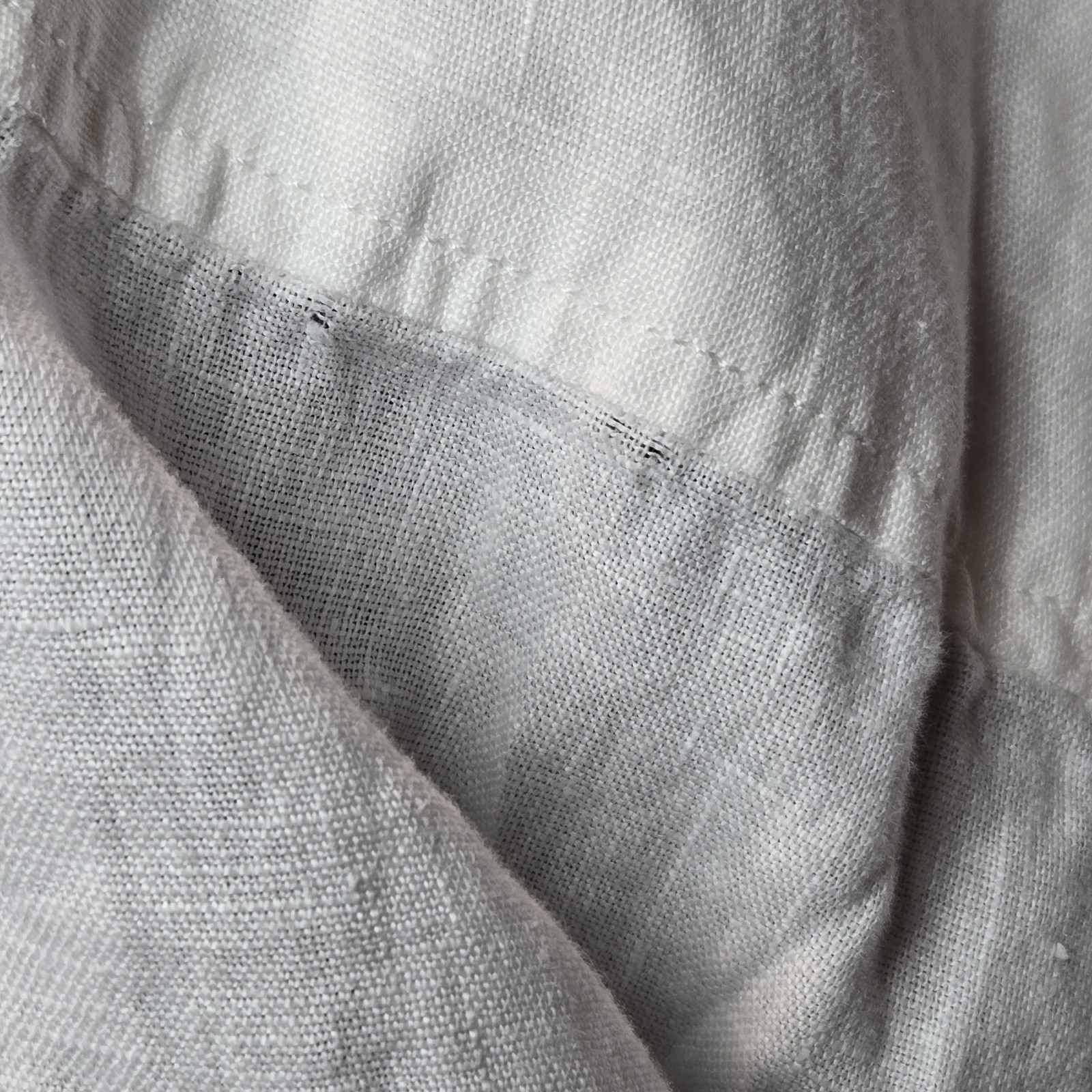 Athleta 100% Linen Dress 8 Playa Wrap Snow White Sustainable Beach Resort Wear
