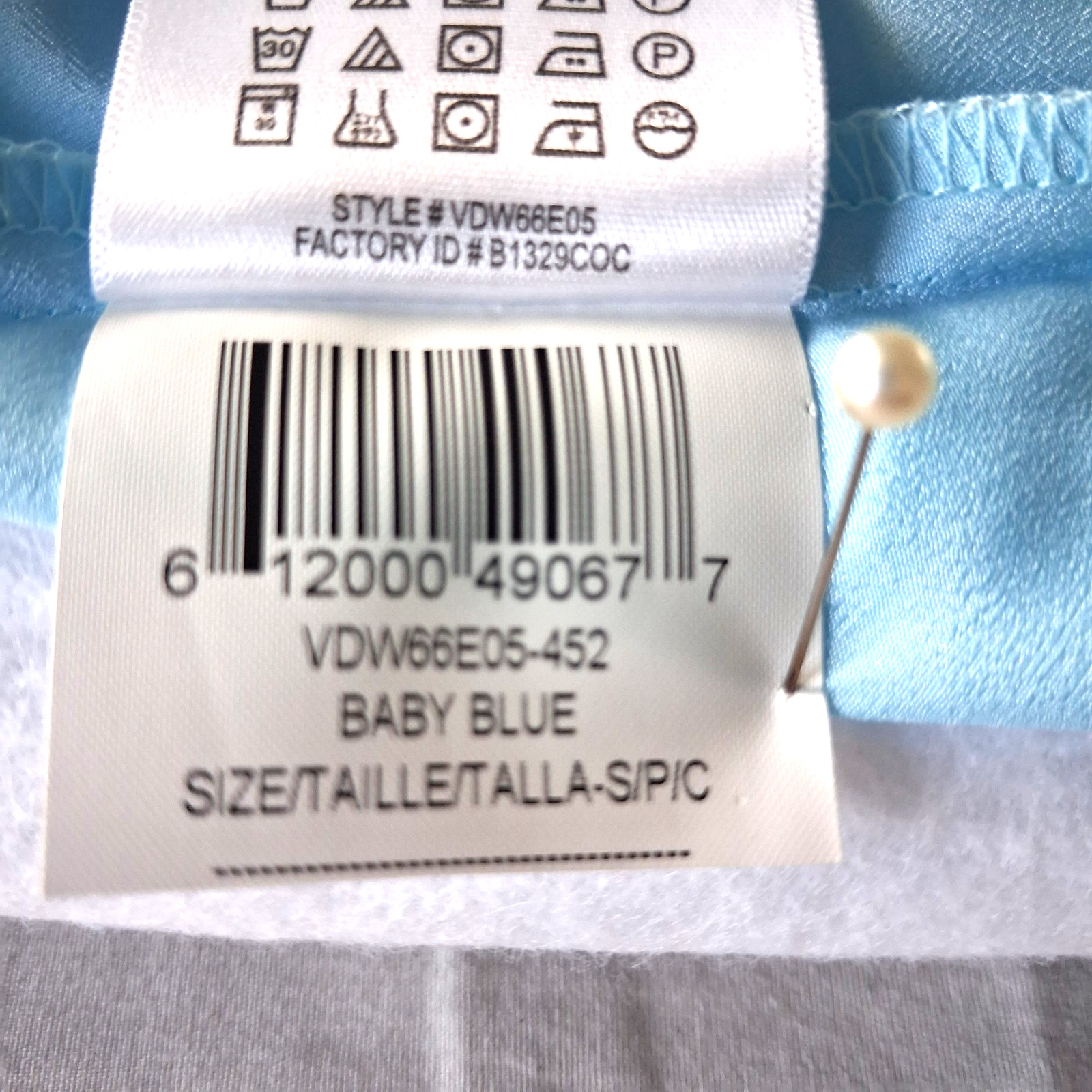 BCBGeneration Chiffon Front Pleated Fold Blue Babydoll Sleeveless Dress Sz S NWT