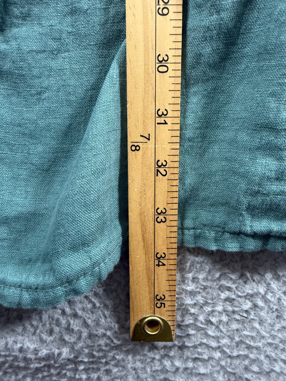 Meo Meli Linen Beach Mini Boho Dress Big Pockets Green Made Italy Size Medium