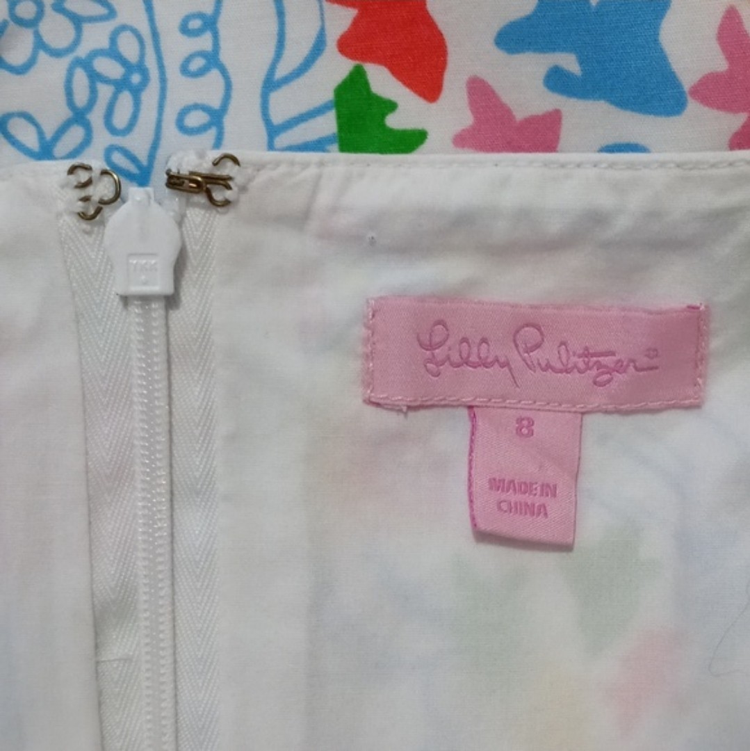 💐SIZE 8 HTF/VTG Lilly Pulitzer💐 – Multi Patchwork Halter Tie Dress