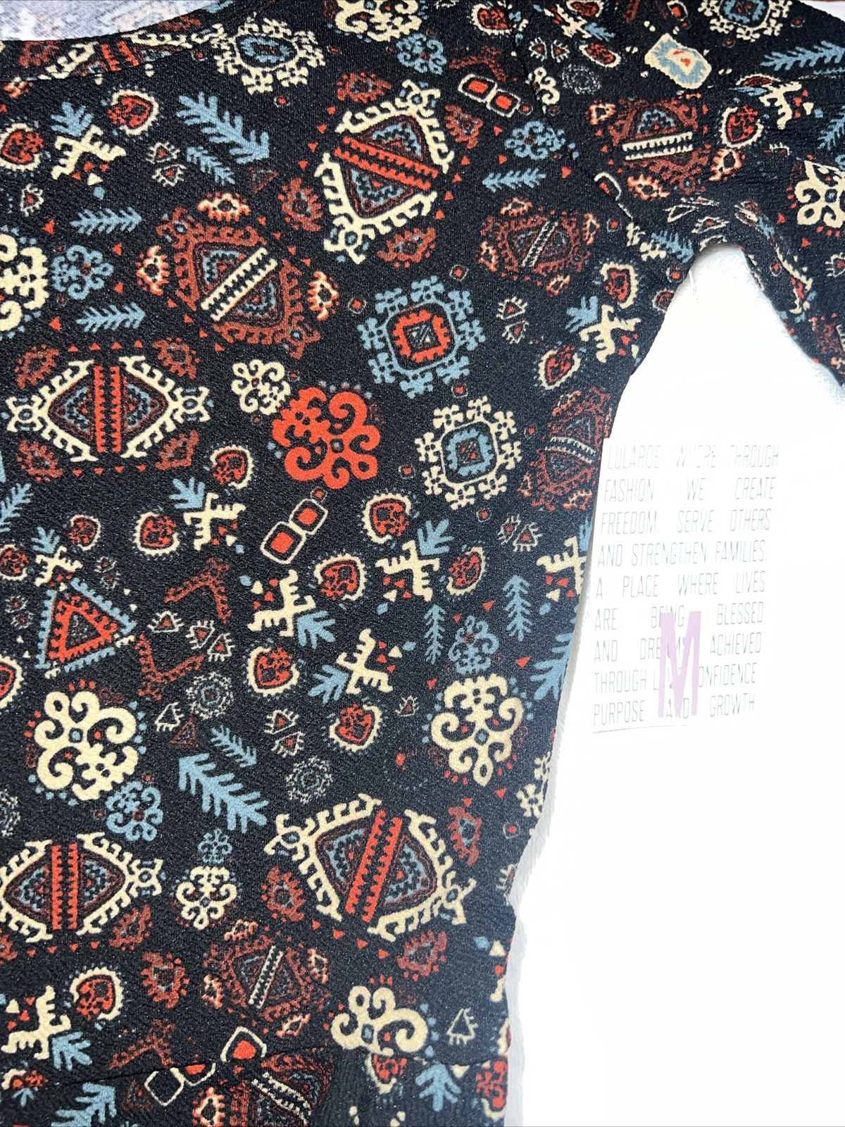 Lularoe Nicole Dress 🦄 Medium 10/12 8/10 Black Gold Red Floral Damask Vintage M