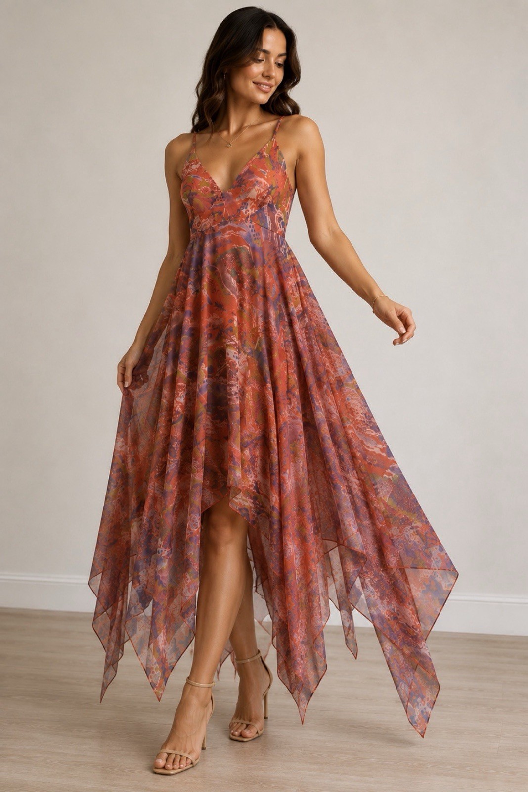 TIME CAPSULE GEM ✨ Rare authentic 1970s two-piece Original by Jereell Chiffon
