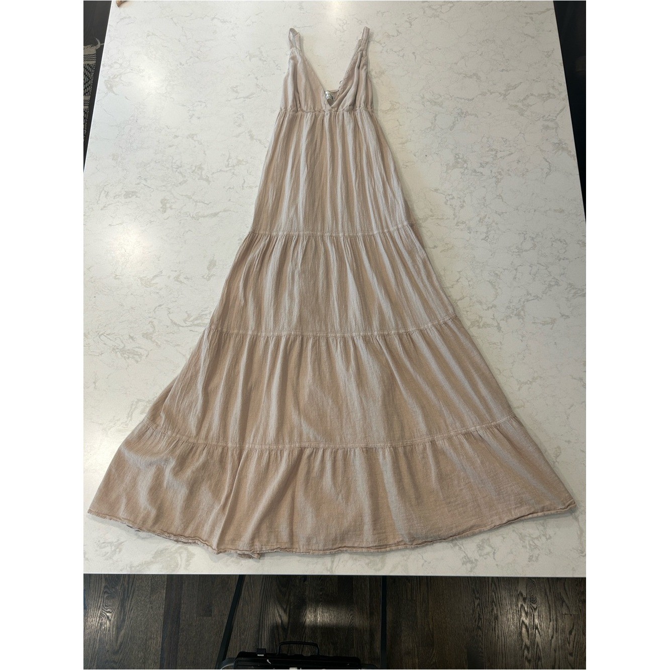 Sea Spice | 100% Peruvian Cotton Samantha Tiered Maxi Dress – Beachy Boho Summer