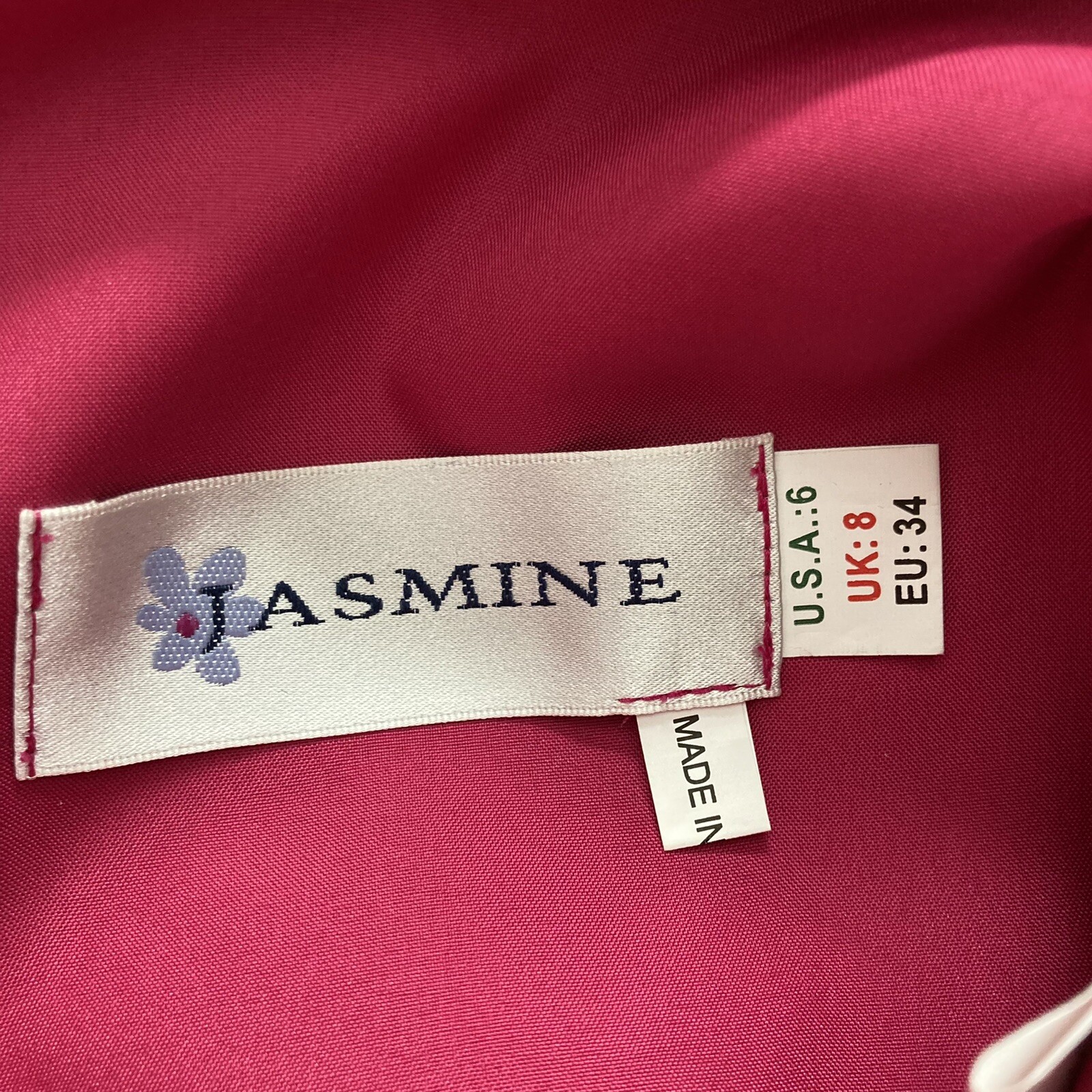 Jasmine NWOT Georgette Dress in Deep/Plum 6