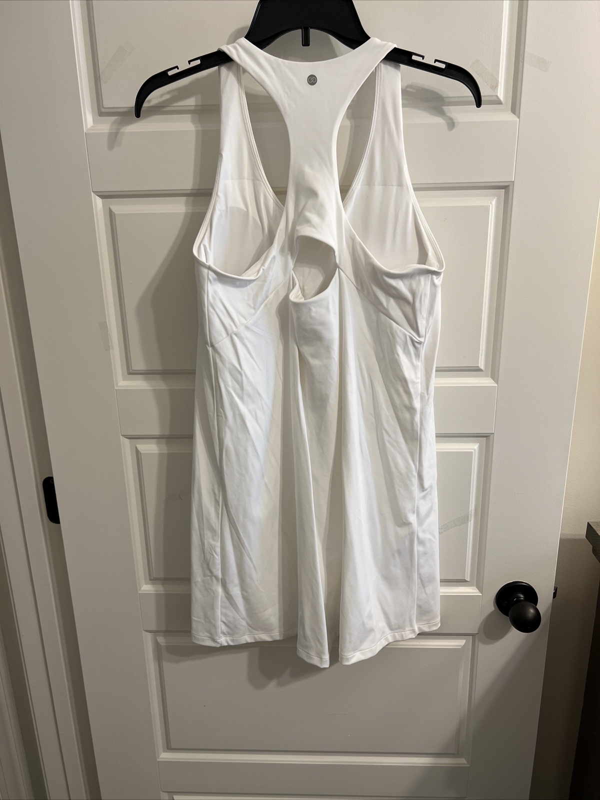 NWT CALIA Pure White Energize Exercise Dress in Size L Pure White