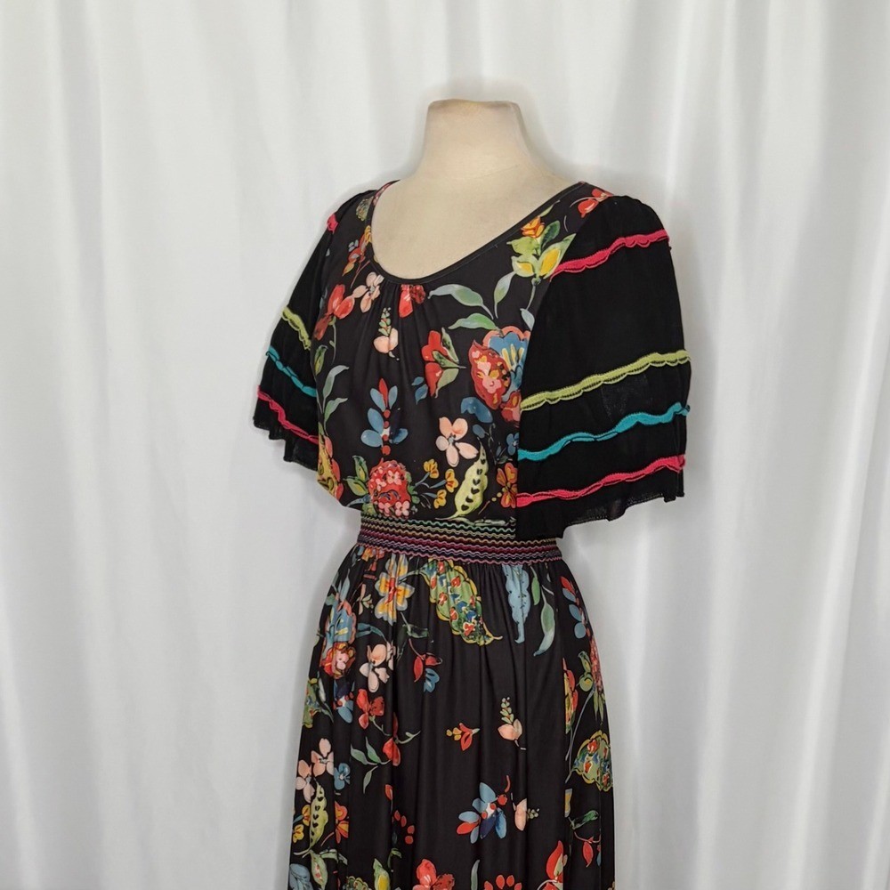 NWT!! Anthropologie ALDOMARTINS Catalonia Floral Paisley Maxi Dress Medium