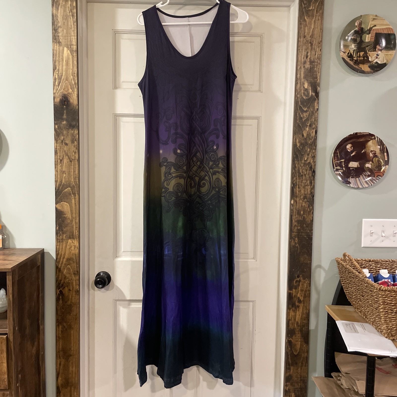 Hippie Witchy, Gypsy Summer Dress Women’s Size Large Long