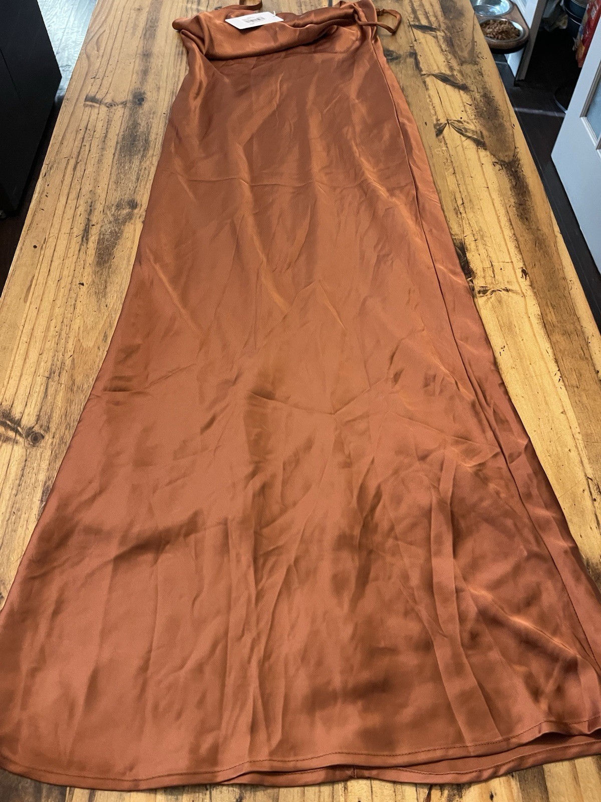 Billy J Boutique Willow Maxi Dress Women’s Size 8 Copper BJ81437-1 New W/Tags