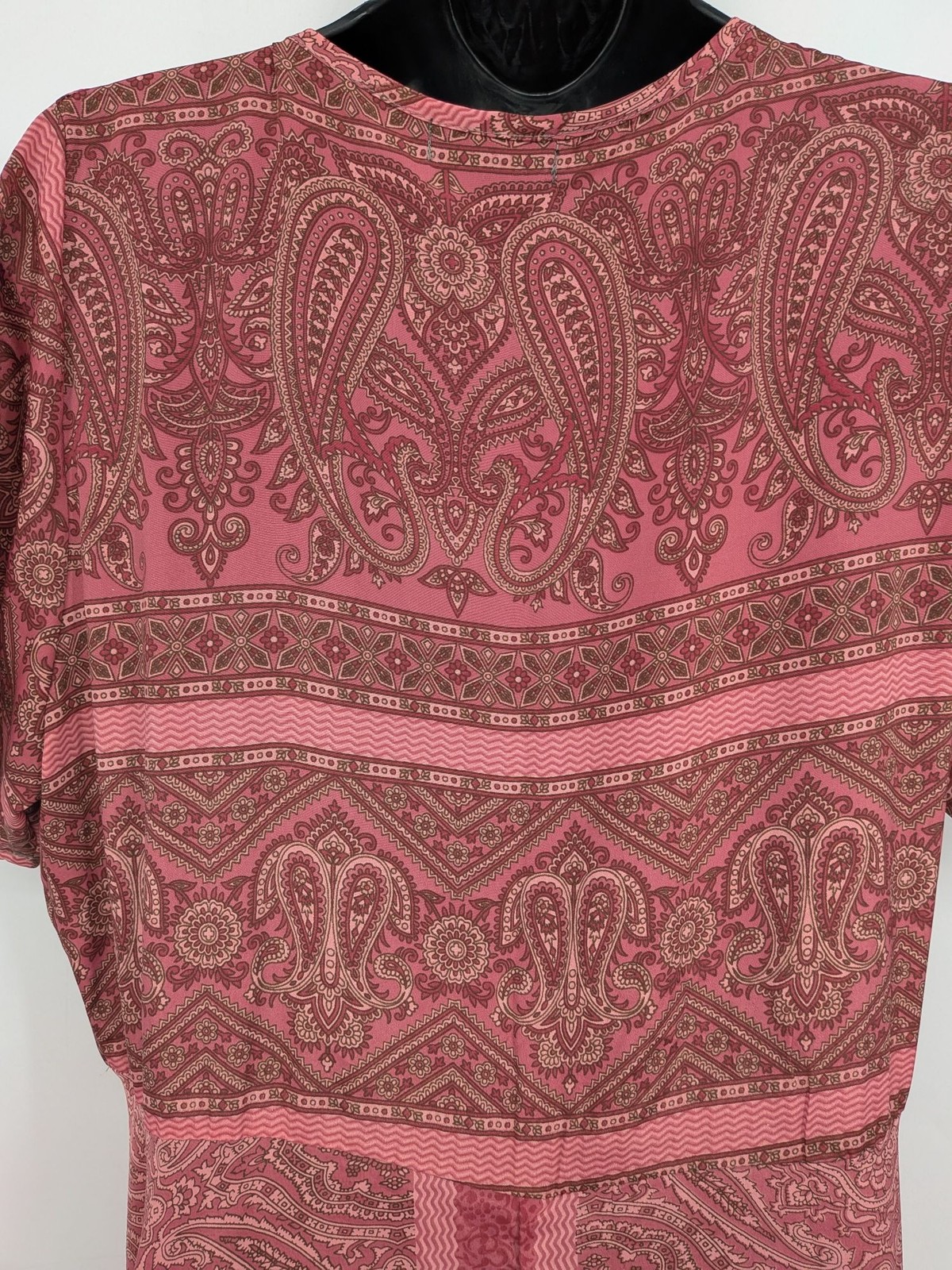Karma Highway Paisley Wrap Maxi Dress Festival Cottage Ethereal Resort One Size