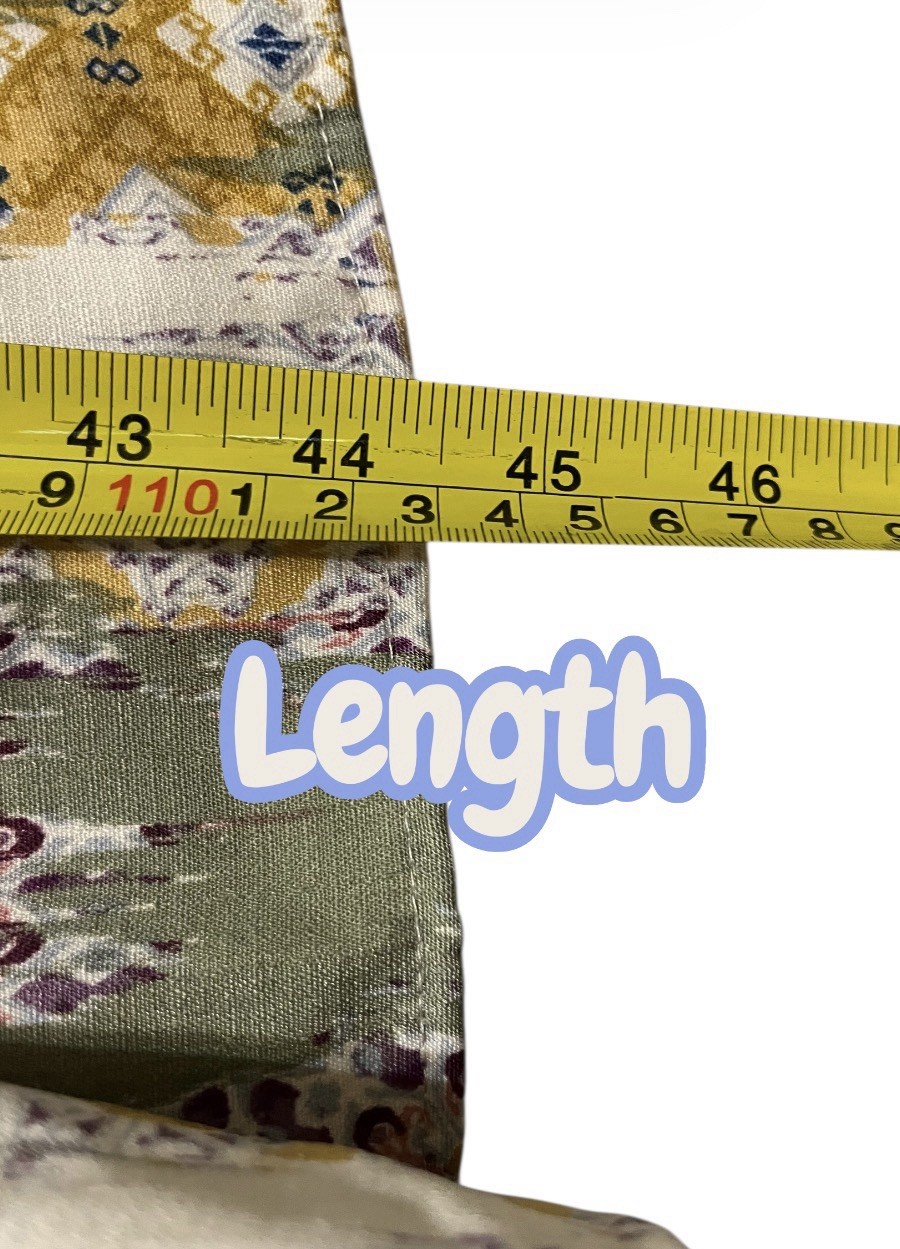 First Love by Lovelyn Large Geometric Spaghetti Strap Long Ruffle Dress