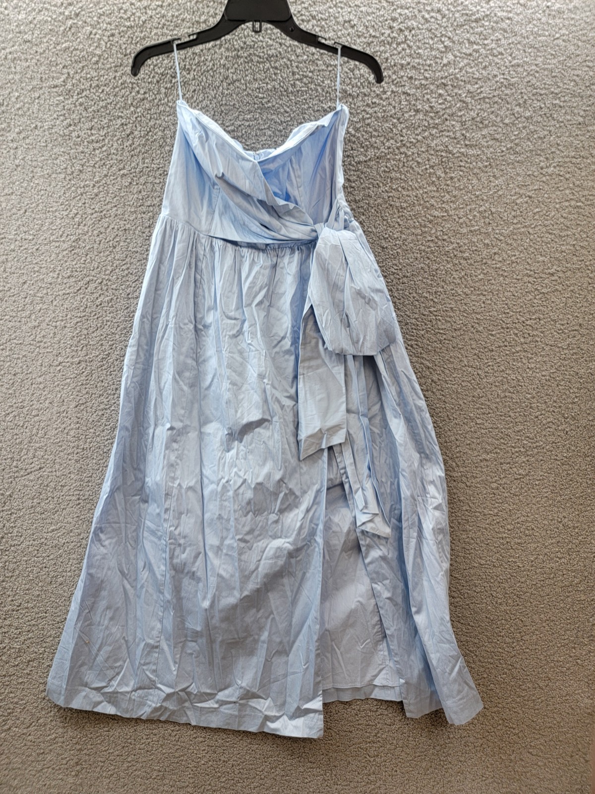 French Connection Florida Summer Dress Women’s 8 Cashmere Blue Back Zip Closure