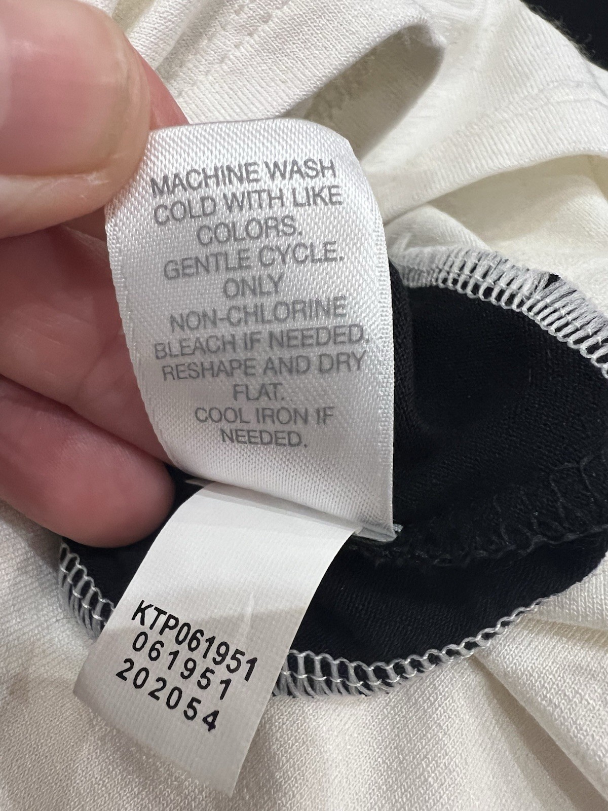 J. Jill Wearever Collection A-line Shift Dress Black Cream Women’s Small NWT