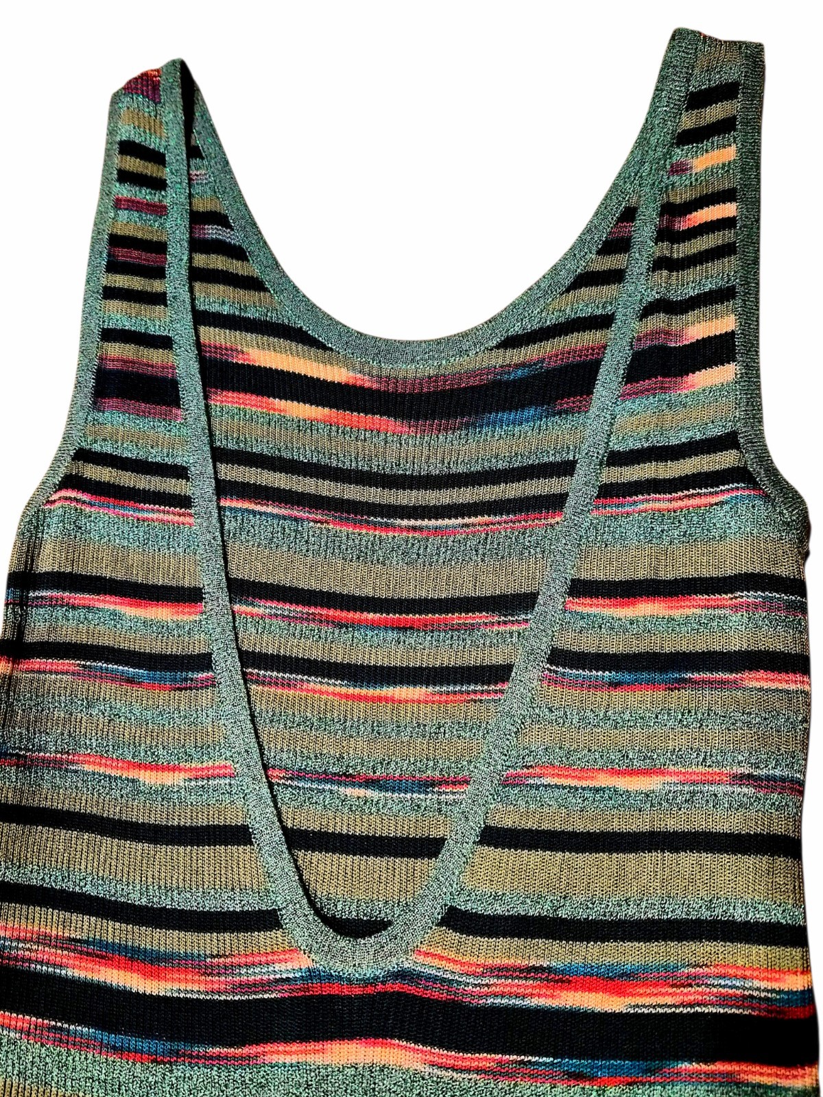 NWOT $1095 MISSONI Knit V BACK Maxi DRESS – SEXY! XS/S