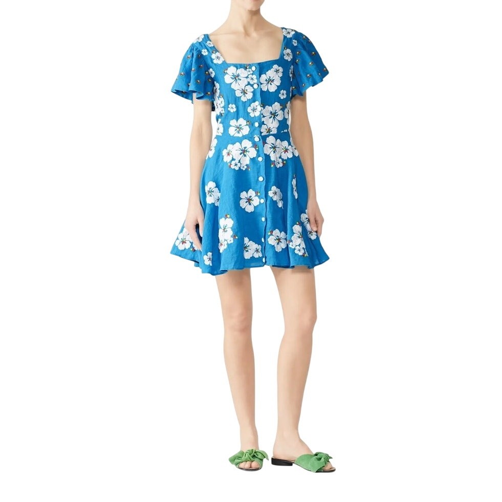 All Things Mochi Kay Floral Mini Dress Size M