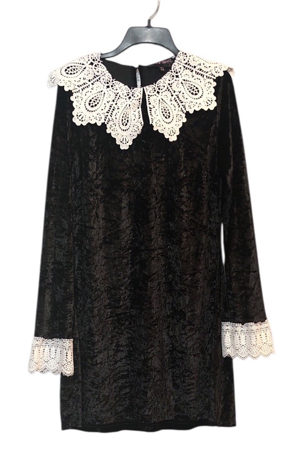 Dolls Kill Teenage Witch Black & White Dress Costume Size 1x NWT Blogger Maid