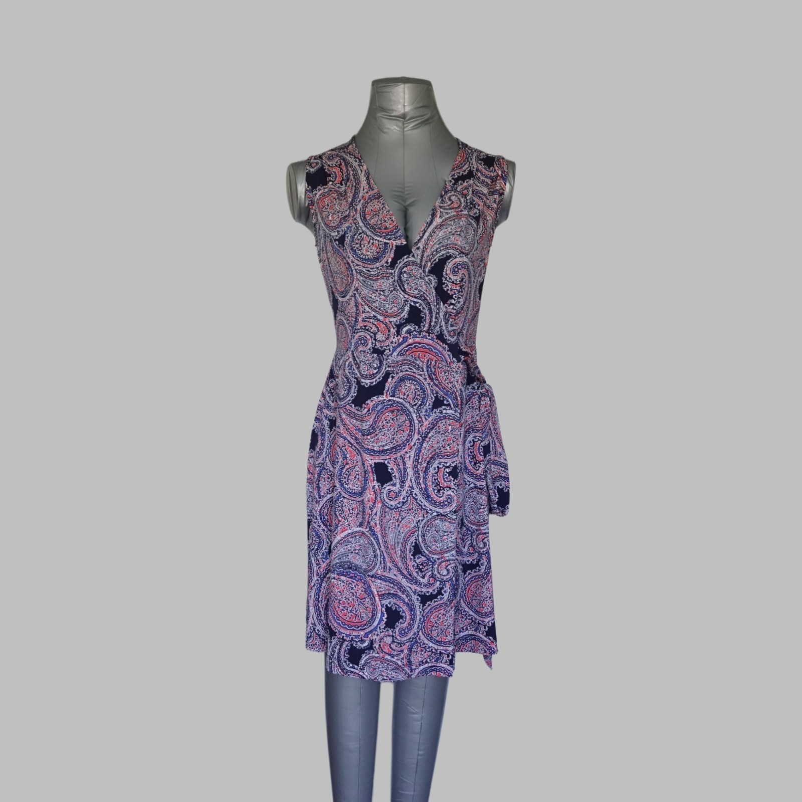 NWT Banana Republic Petite PXS Floral Sleeveless Wrap Dress