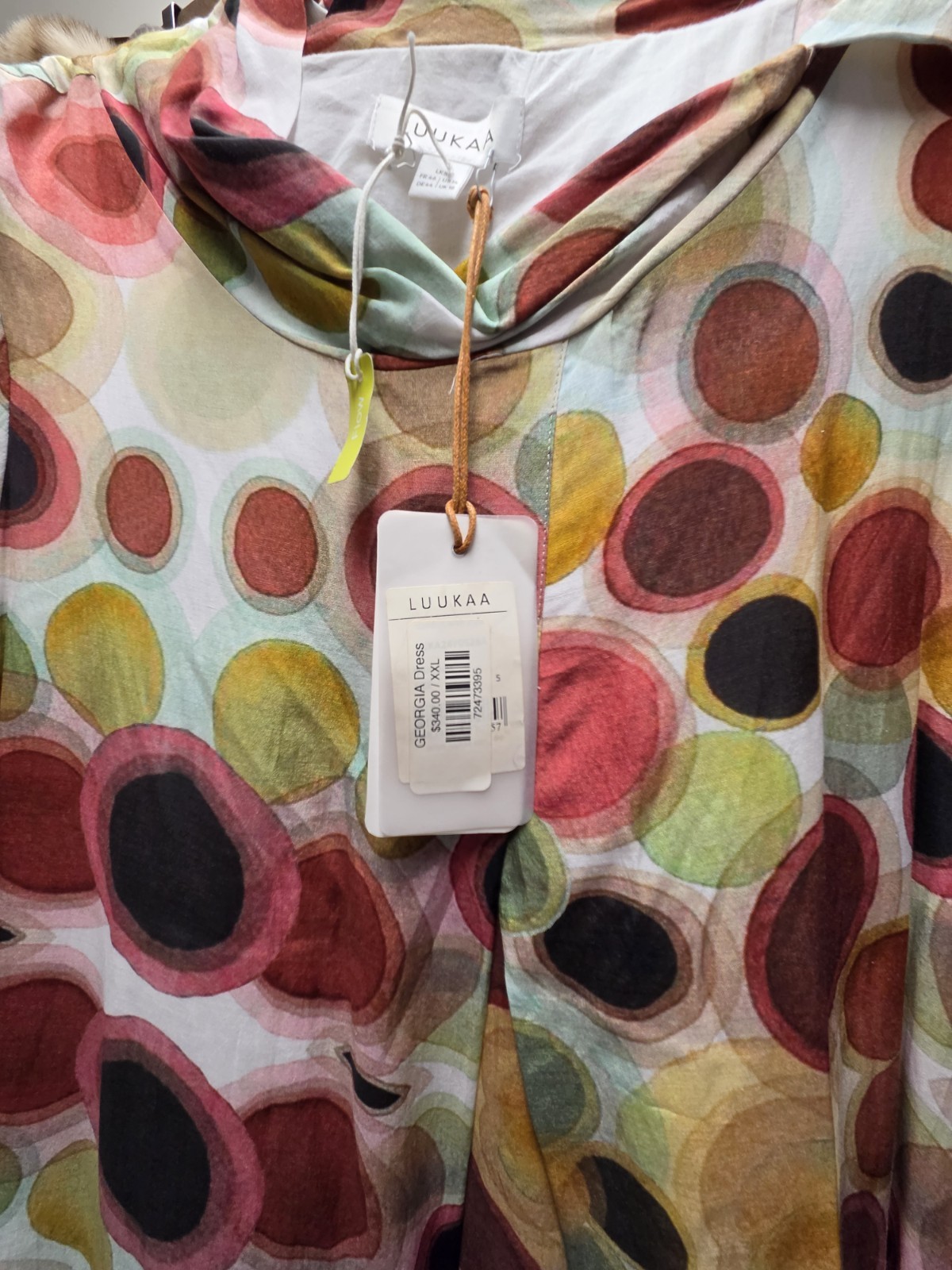 XXL LUUKAA dress polka dot-designer dress