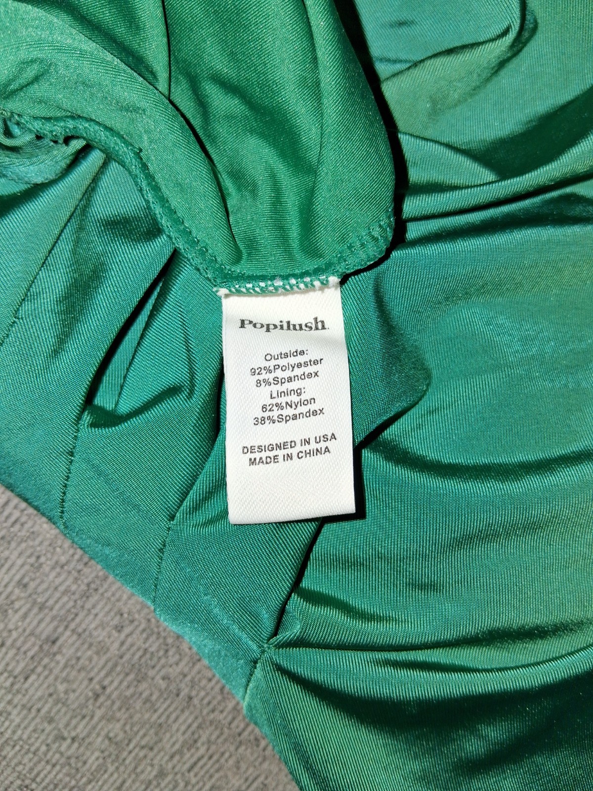 NWT Women’s Emerald Green Solid Ruched Sleeveless Long Maxi Elegant Dress Size M