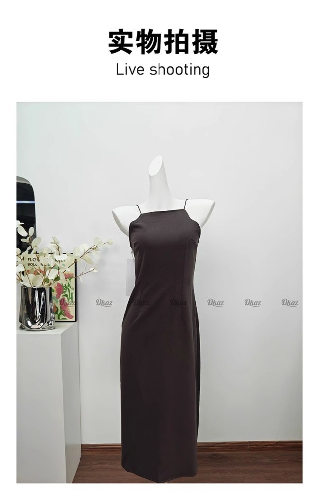 Palomawool Elegant Backless Dress – Sexy Slim Fit Spider Web Long Dress