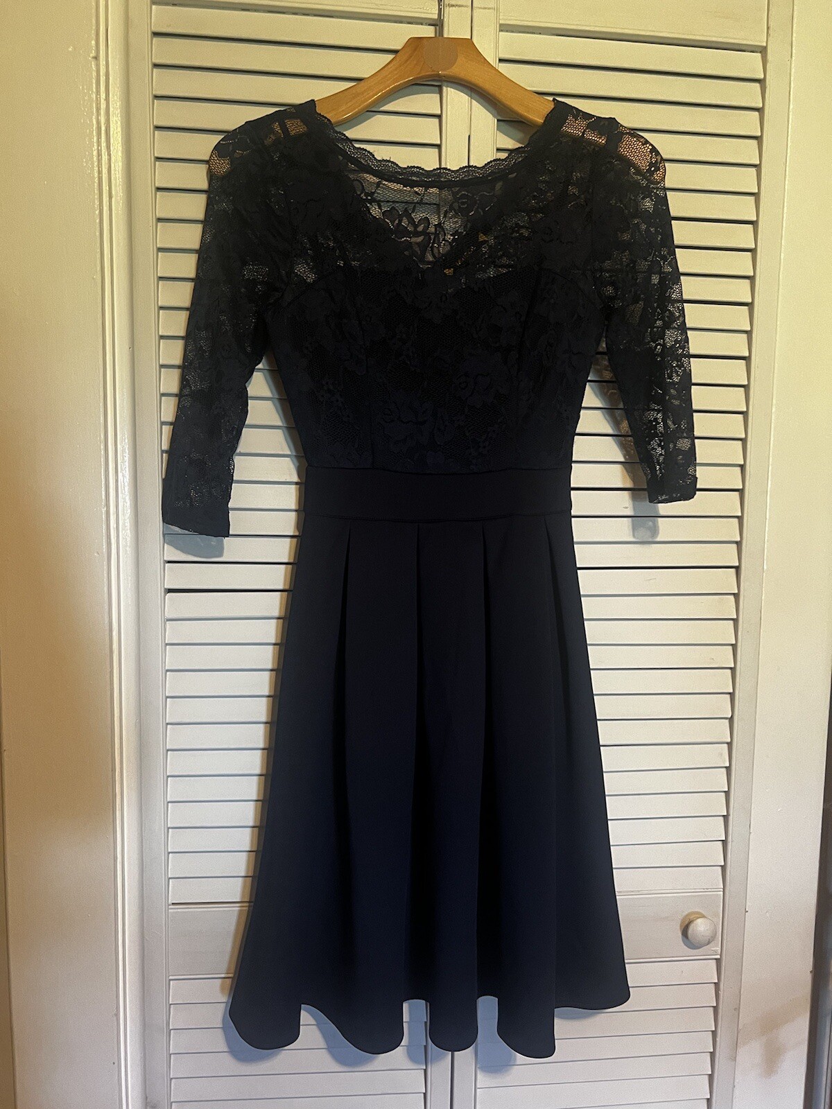 MIUSOL Women’s Size Small S Dress Fit & Flare Lace Aline Knee Length Wedding