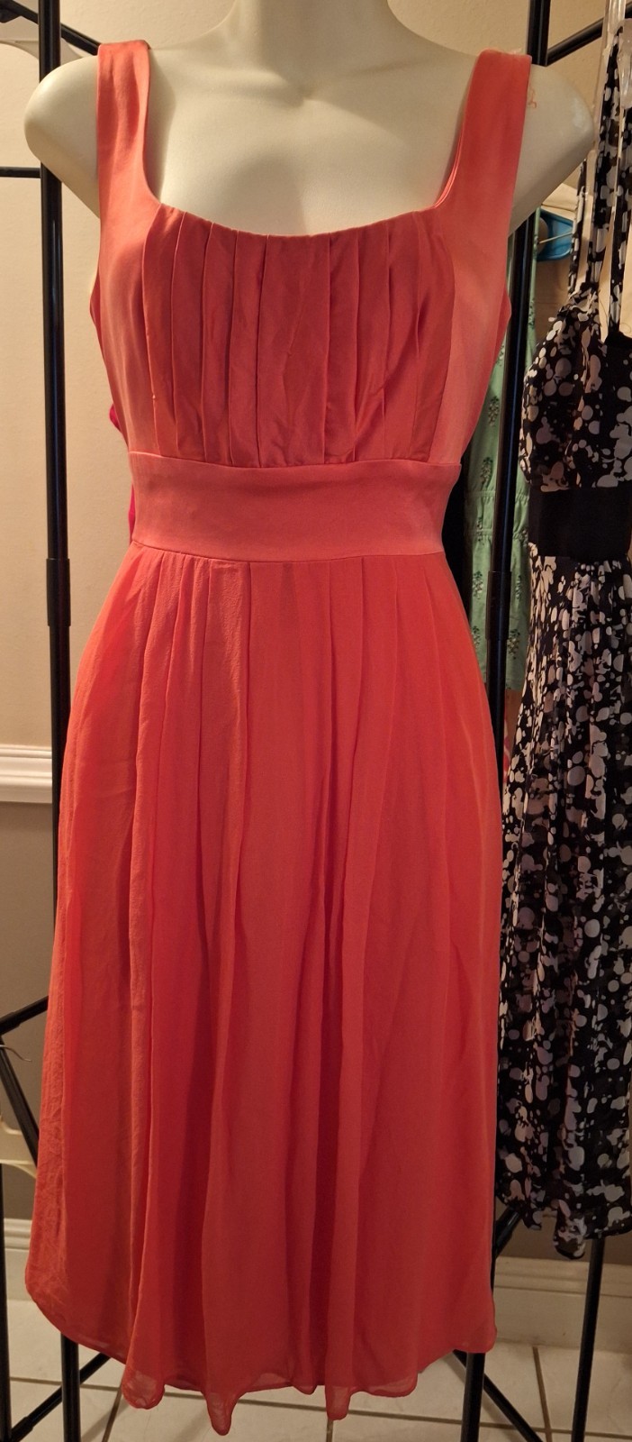 Suzi Chin Maggy Boutique Size 10 Fully Lined Silk & Satin Summer Dress