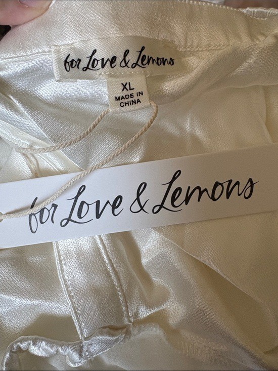 $329 NWT For Love And Lemons “Willow” Ruched Mini Dress Sz X-Large