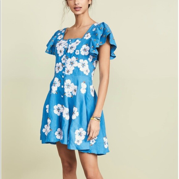 All Things Mochi Kay Dress in blue