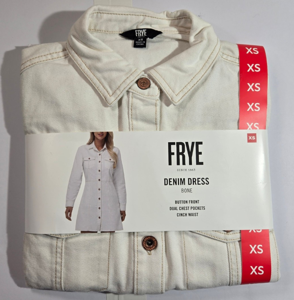 Frye Womens Denim Dress Long Sleeve Various Sizes & Colors NWT 14A