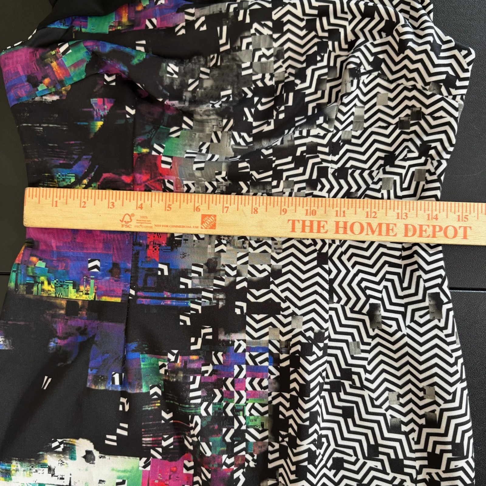 Joseph Ribkoff Abstract Geometric Mixed Print Sheath Dress Size 8 Office Career