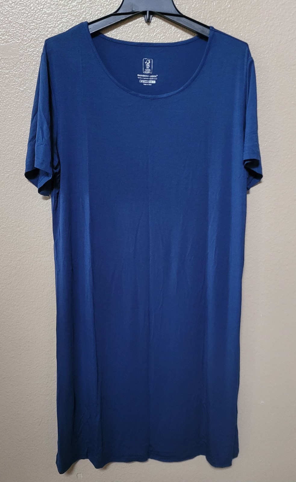 BAMBOO COOL Lounge PJ Pajama Dress, Size: XXL, Bamboo Cool Women’s Nightgown