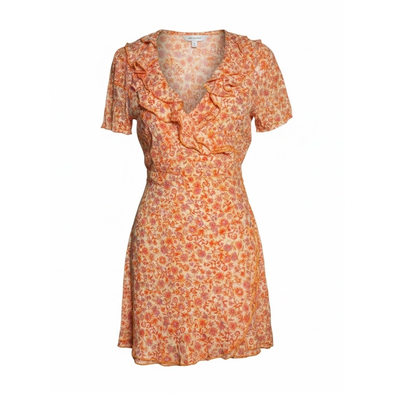 Poupette St. Barth Floral Cottagecore True Wrap Mini Dress | NWT | XS