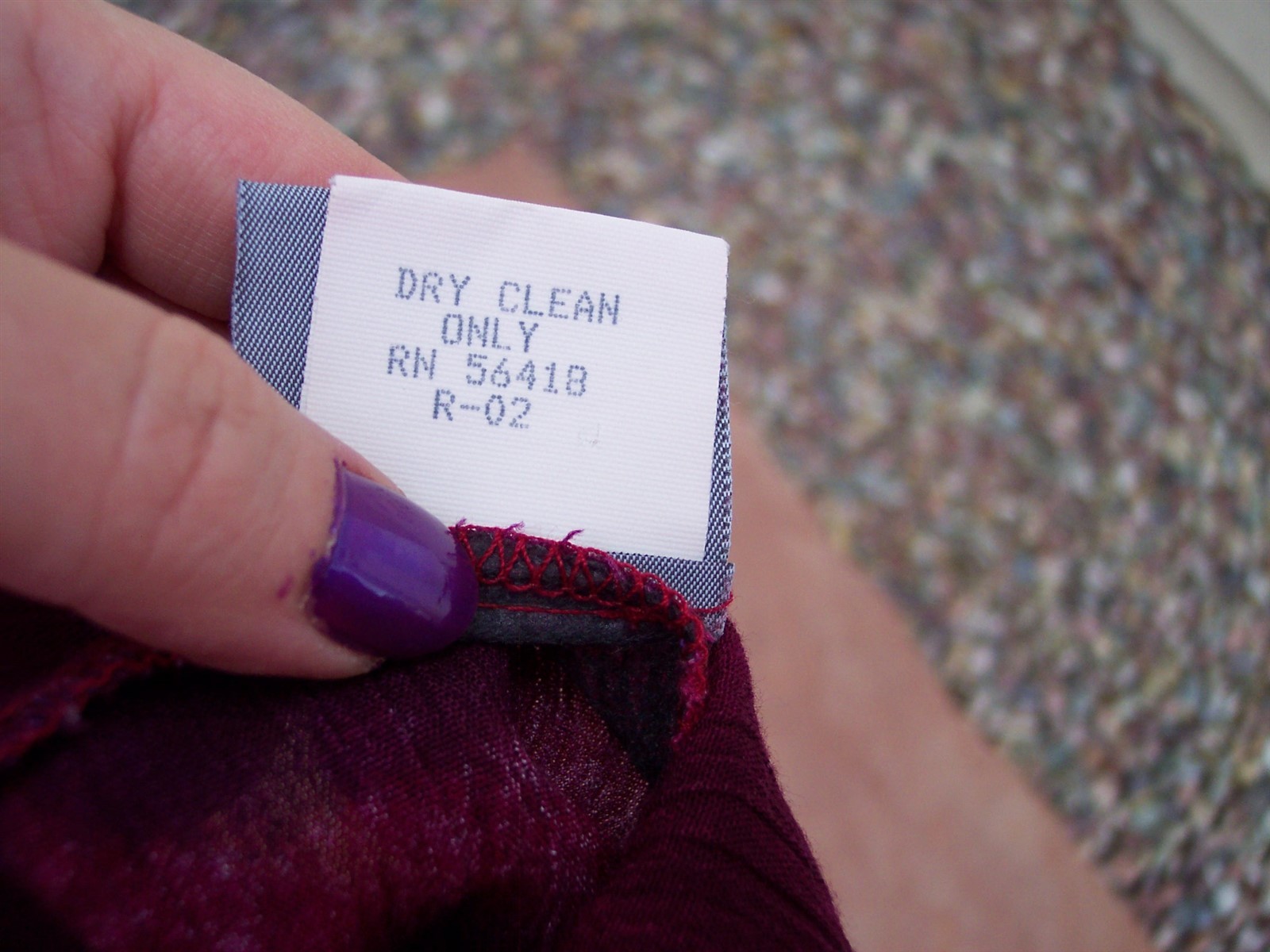 Rabbit Rabbit Rabbit Designs Dress size 12 L maxi wine hot pink crinkle rayon