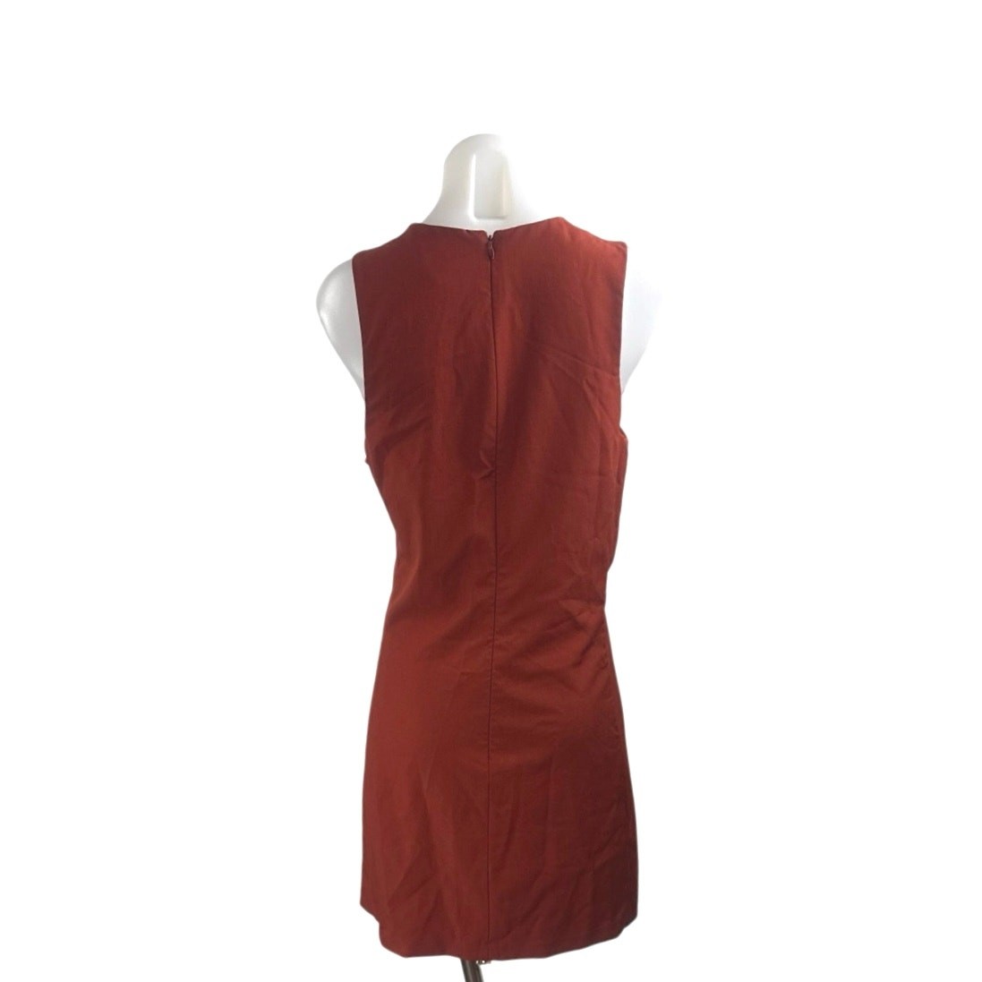 Banana Republic Orange Brown Sleeveless Mini Tank A-Line Shift Sheath Dress 12