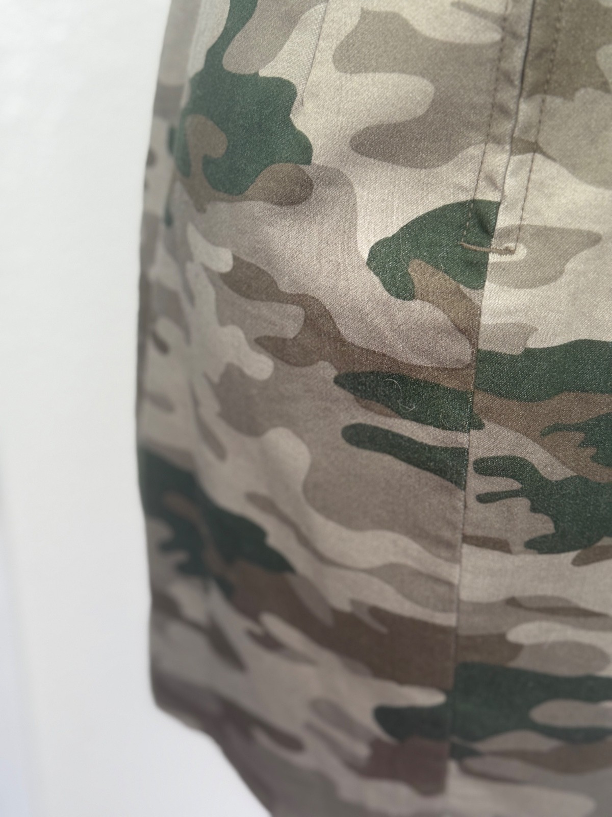 No Boundaries Camo Mini Dress NWT Small 4-6 Sleeveless Bodycon Utility