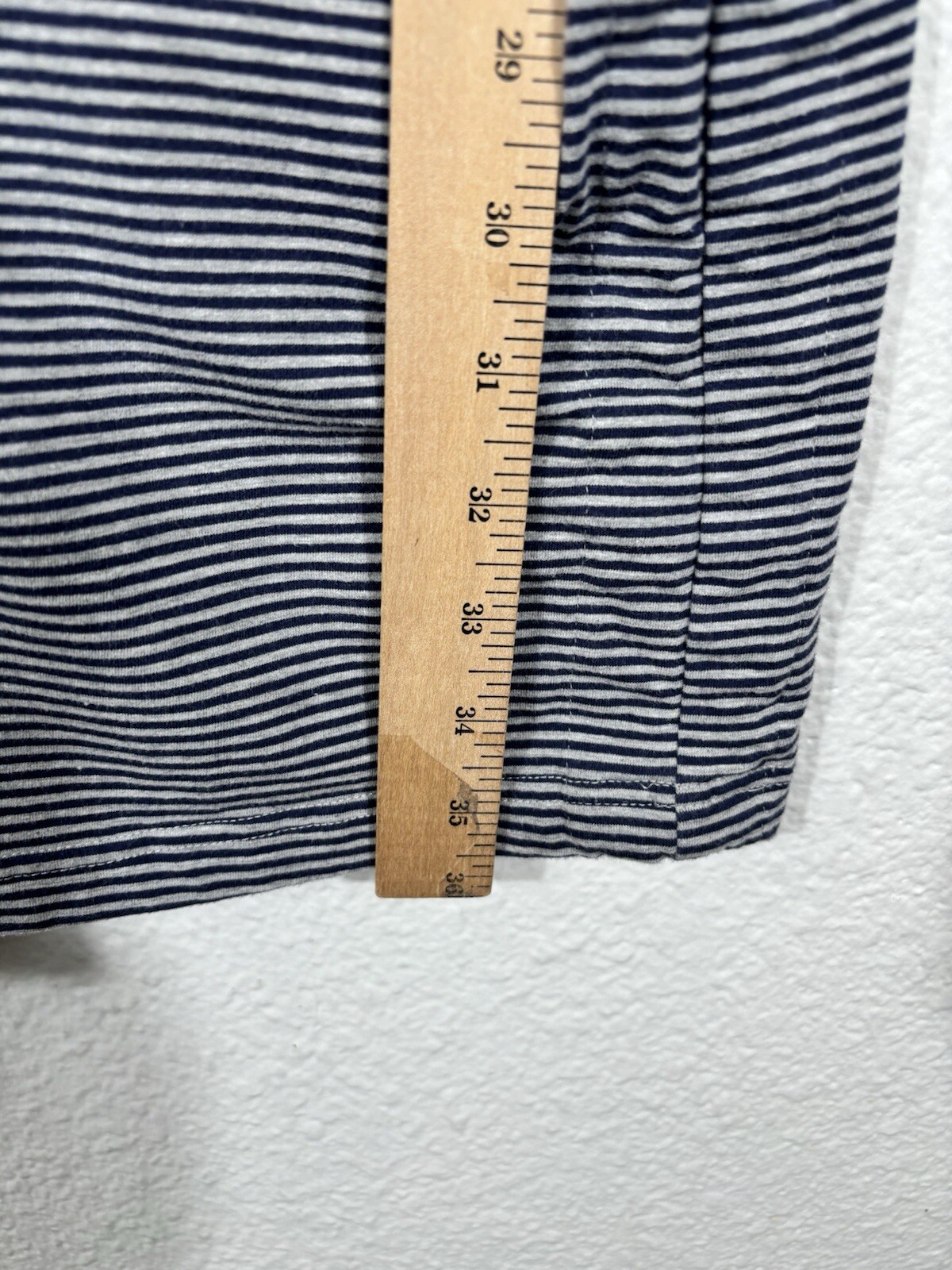 Betabrand Athletic Dress Size L Striped Ruched Sides Cotton Blend Pockets