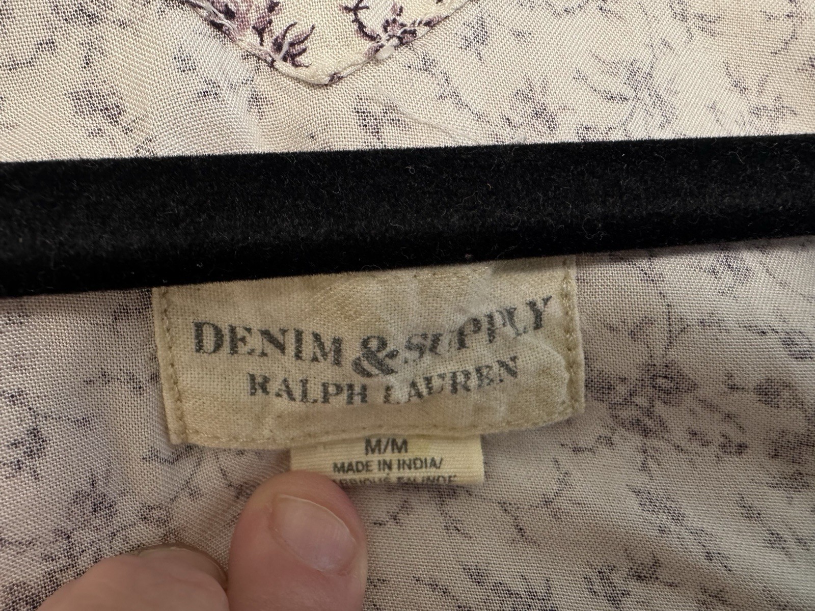 Ralph Lauren Denim & Supply Babydoll Dress Floral boho cottage size medium